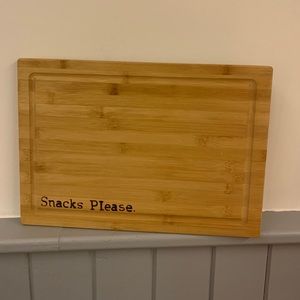 Snacks please charcuterie board